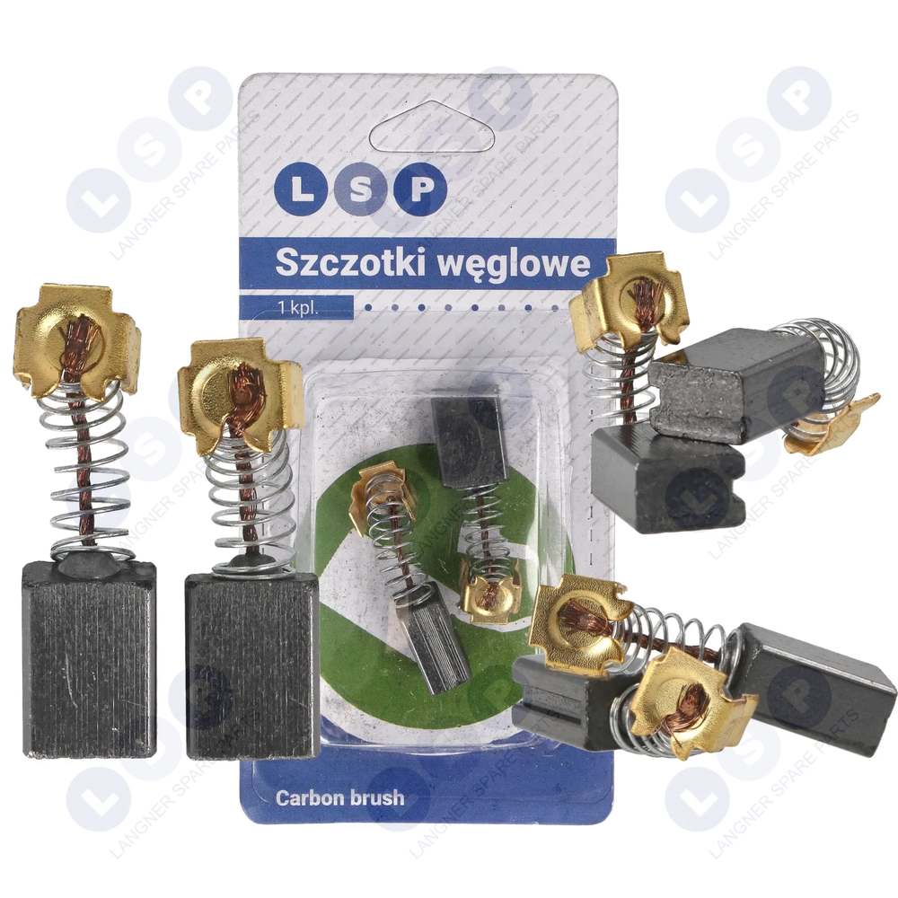 Uhlíkové kefy pre elektrické náradie 6x9x11,2 mm univerzálne